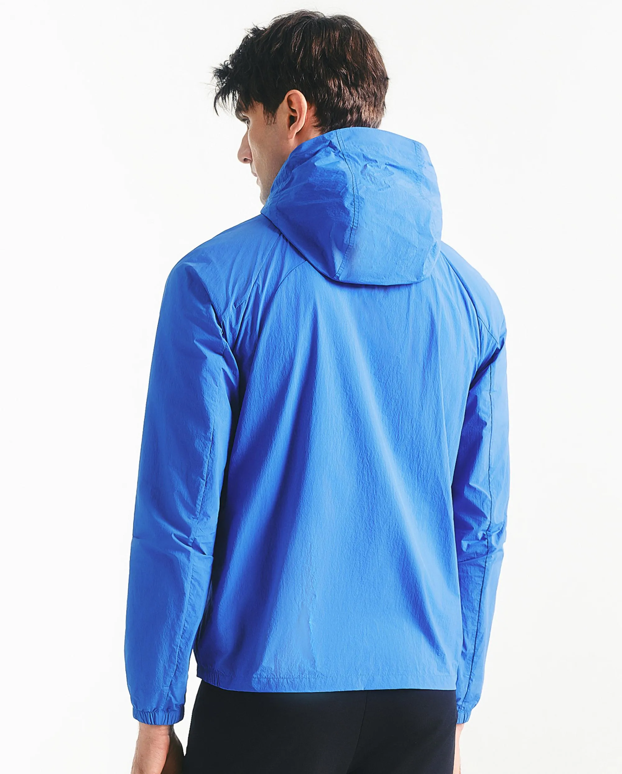 1011556-428 | HOODED JACKET 'TENNIS CLUB' | BLUE