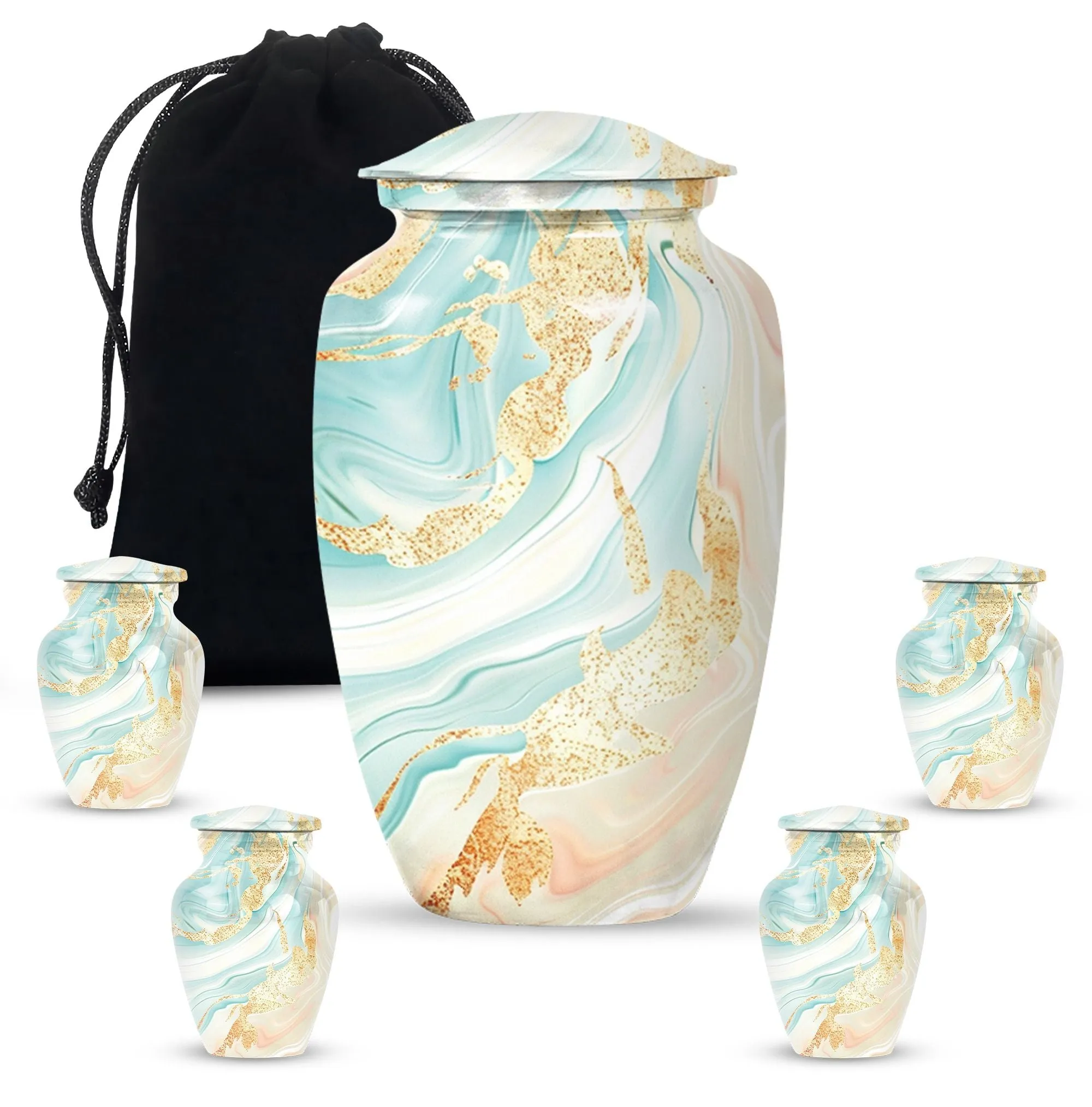 Abstract Urn Essence: Classic and Timeless Decorative Funeral Urn
