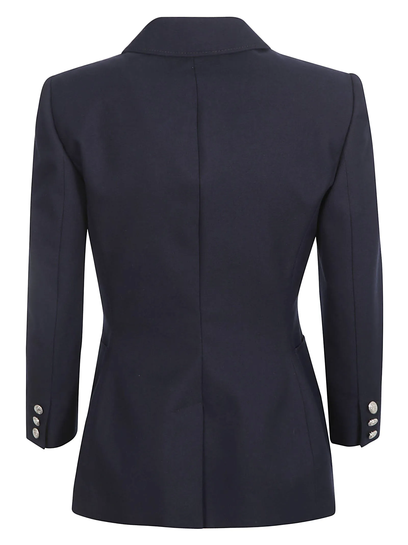 Alexander McQueen Embellished Logo Patch Single-Breasted Blazer