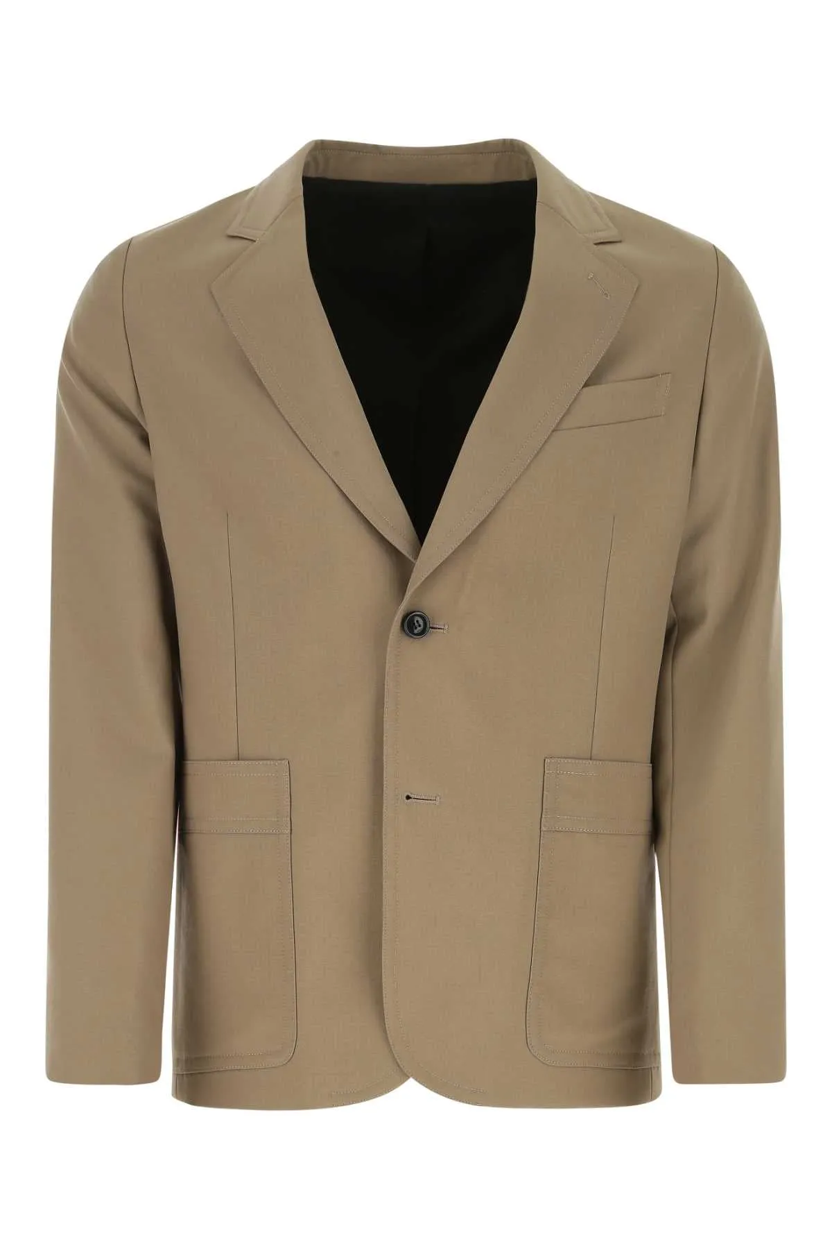 AMI Single-Breasted Long-Sleeved Blazer