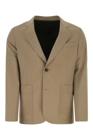 AMI Single-Breasted Long-Sleeved Blazer