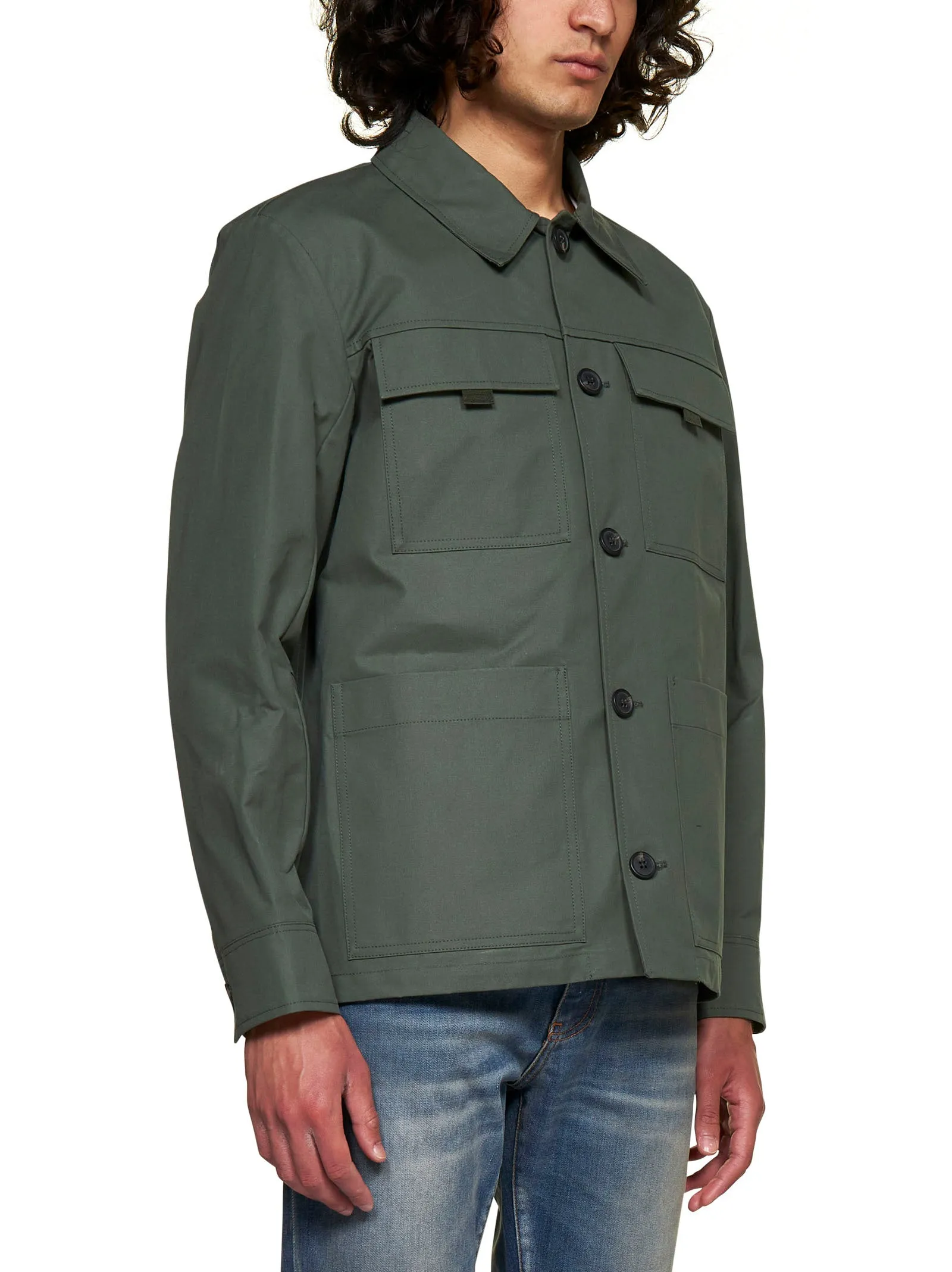 A.P.C. Patch Pocket Buttoned Jacket