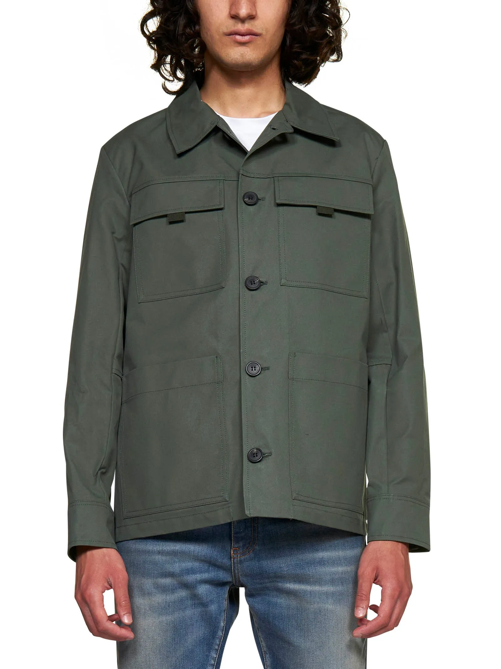 A.P.C. Patch Pocket Buttoned Jacket