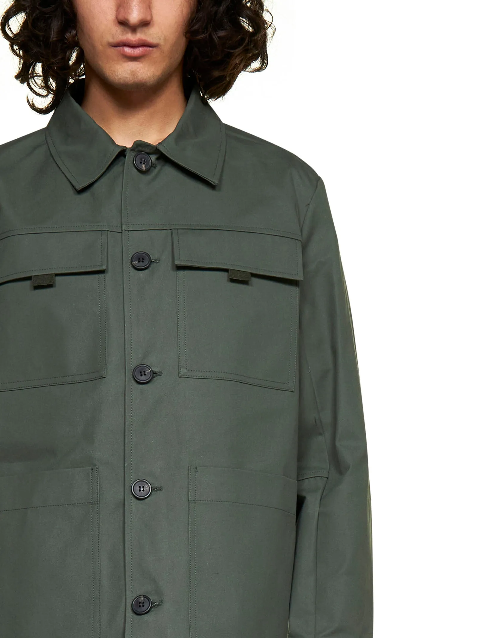 A.P.C. Patch Pocket Buttoned Jacket