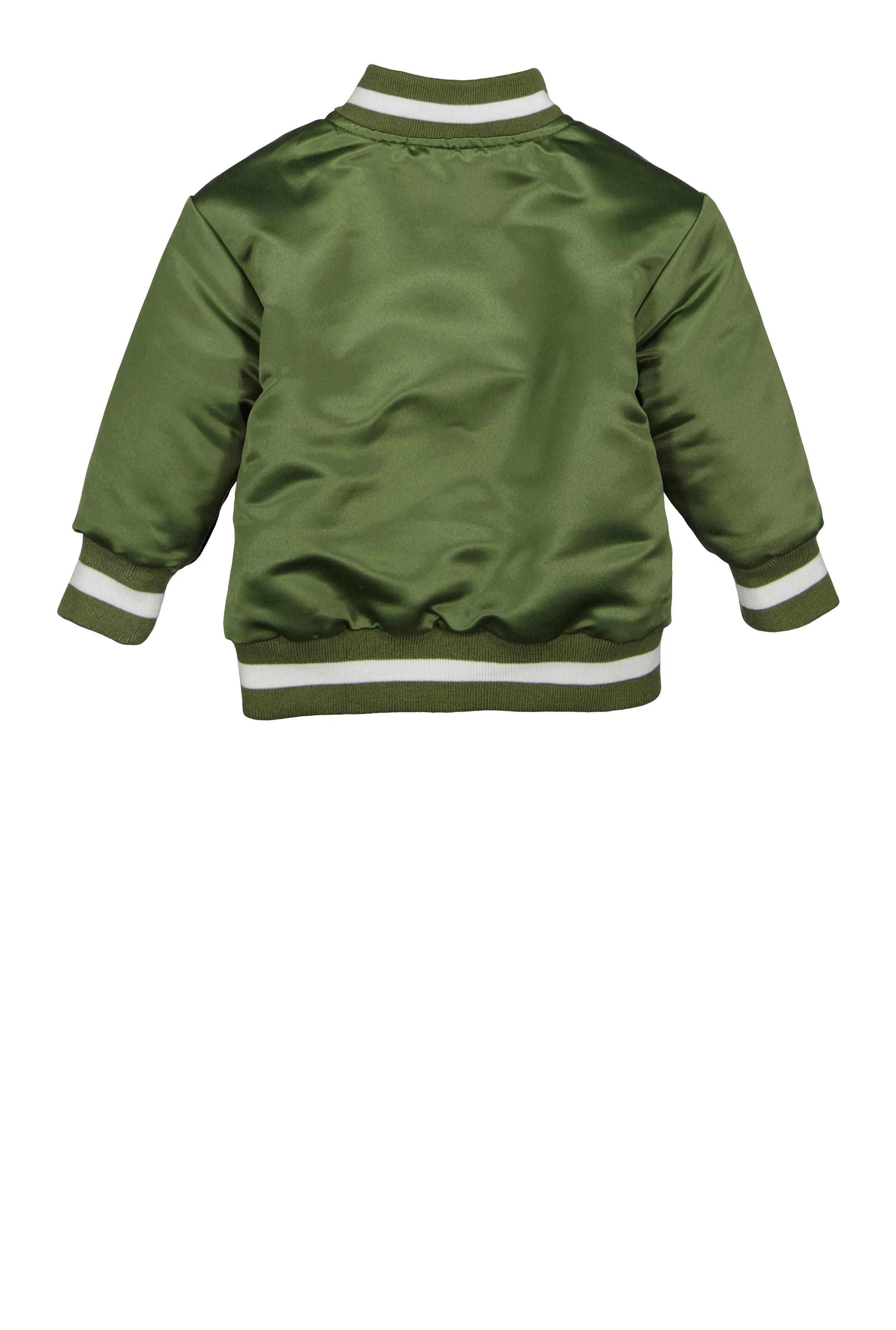 Baby Boys 12-24M Satin Icon Graphic Bomber Jacket