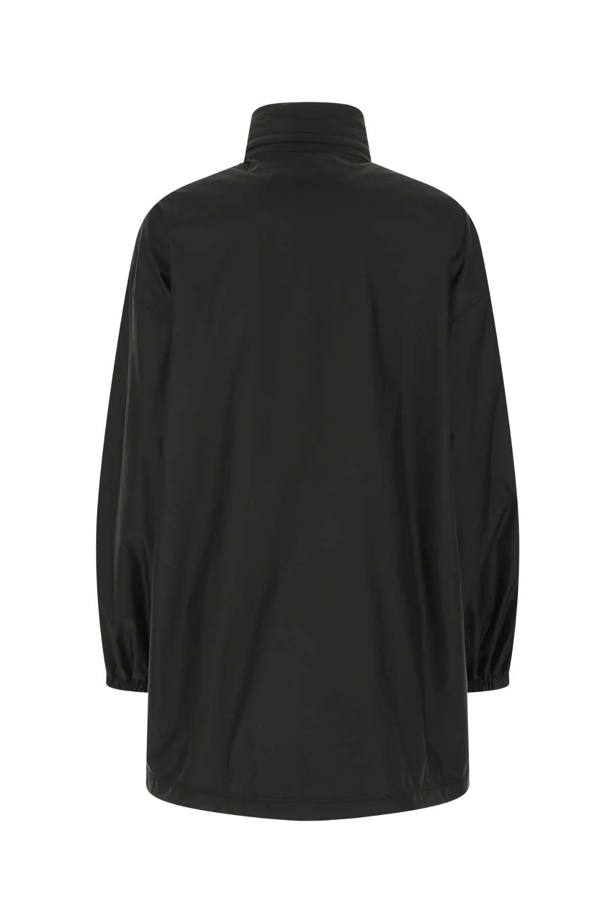 Balenciaga Logo Printed Oversized Rain Jacket