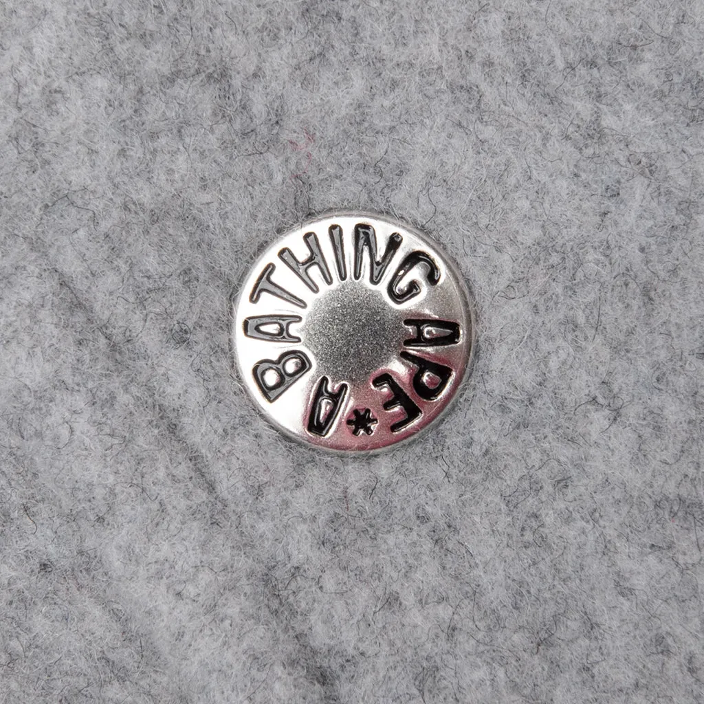 Bape Varsity Jacket - Grey