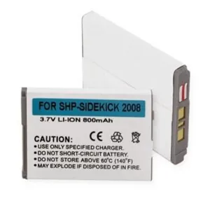 Batteries N Accessories BNA-WB-BLI-1137-.8 Cell Phone Battery - Li-Ion, 3.7V, 800 mAh, Ultra High Capacity Battery - Replacement for Sharp SIDEKICK 2008 Battery