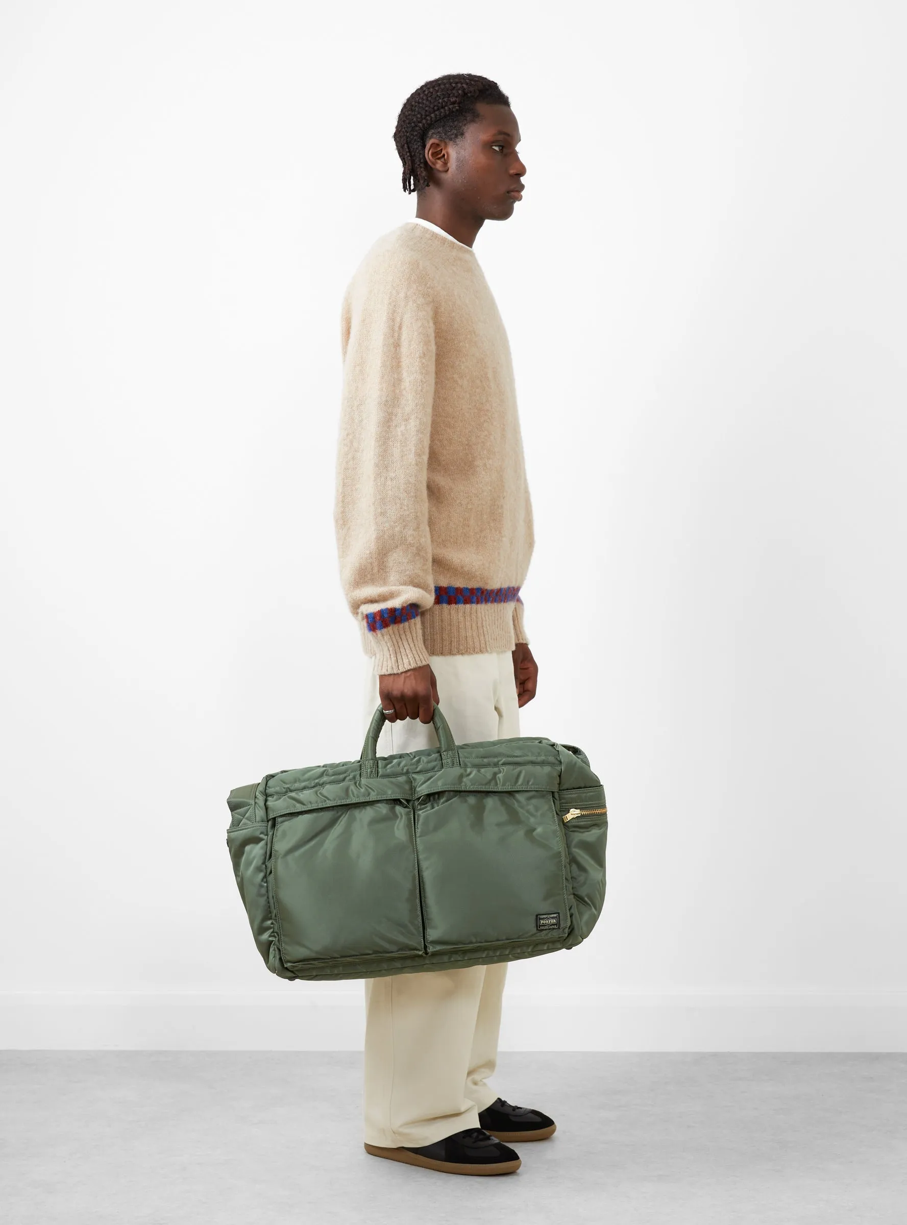 Bio-Nylon TANKER Duffle Bag Sage Green