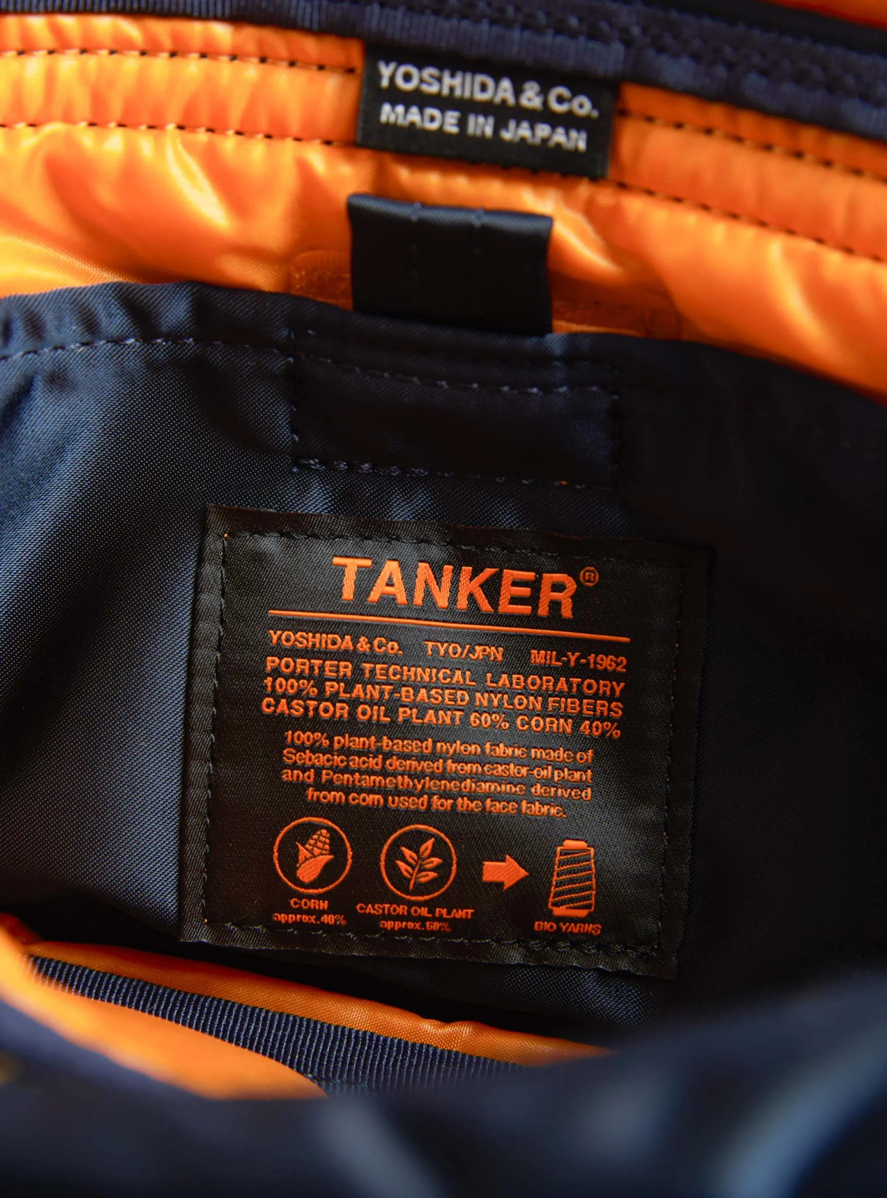 Bio-Nylon TANKER Envelope Bag Navy