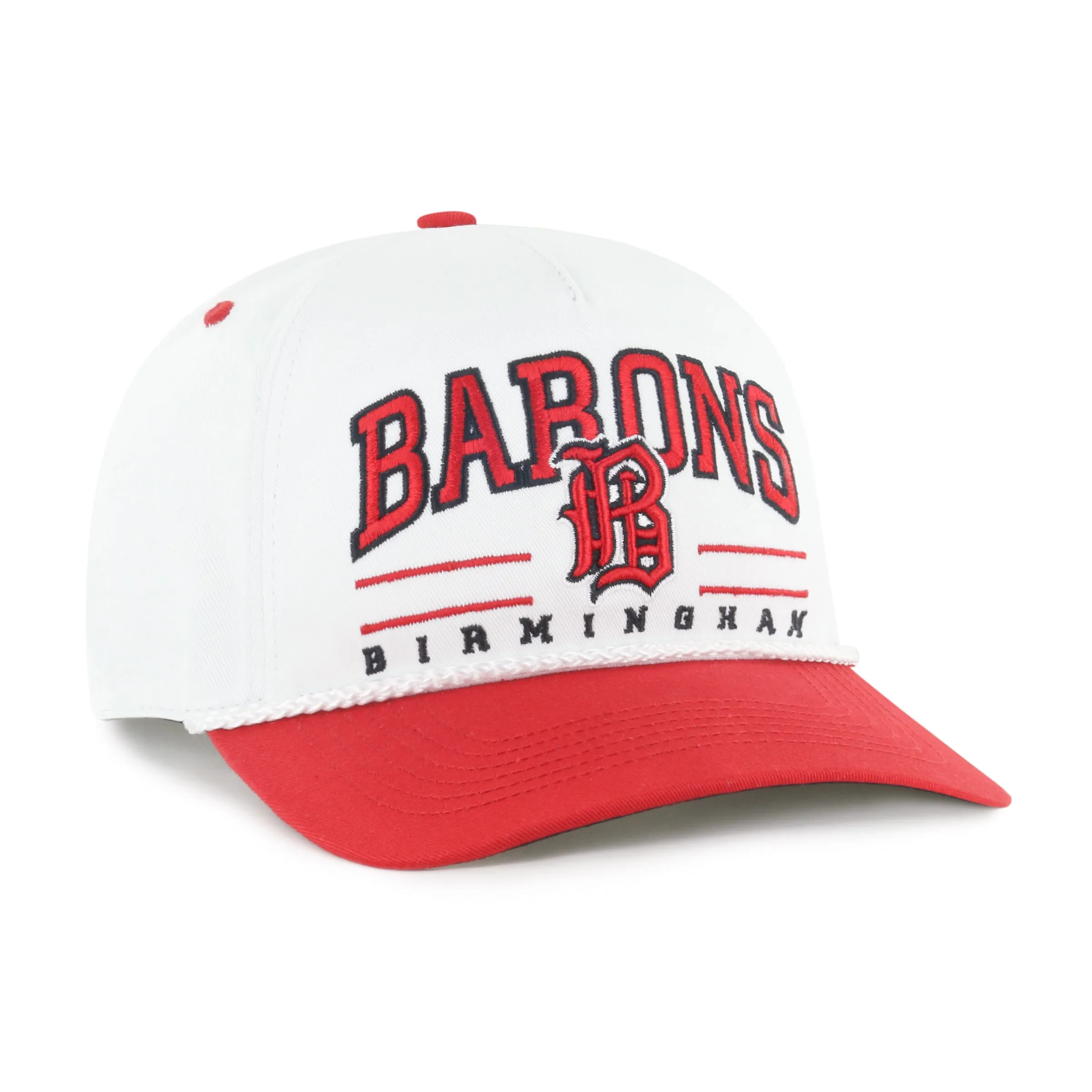 BIRMINGHAM BARONS ROSCOE ROPE TWO TONE '47 HITCH