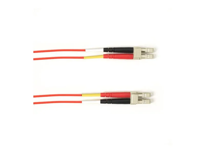 Black Box - Patch cable - LC multi-mode (M) to LC multi-mode (M) - 2 m - fiber optic - 50 / 125 micron - red FOCMR50-002M-LCLC-RD