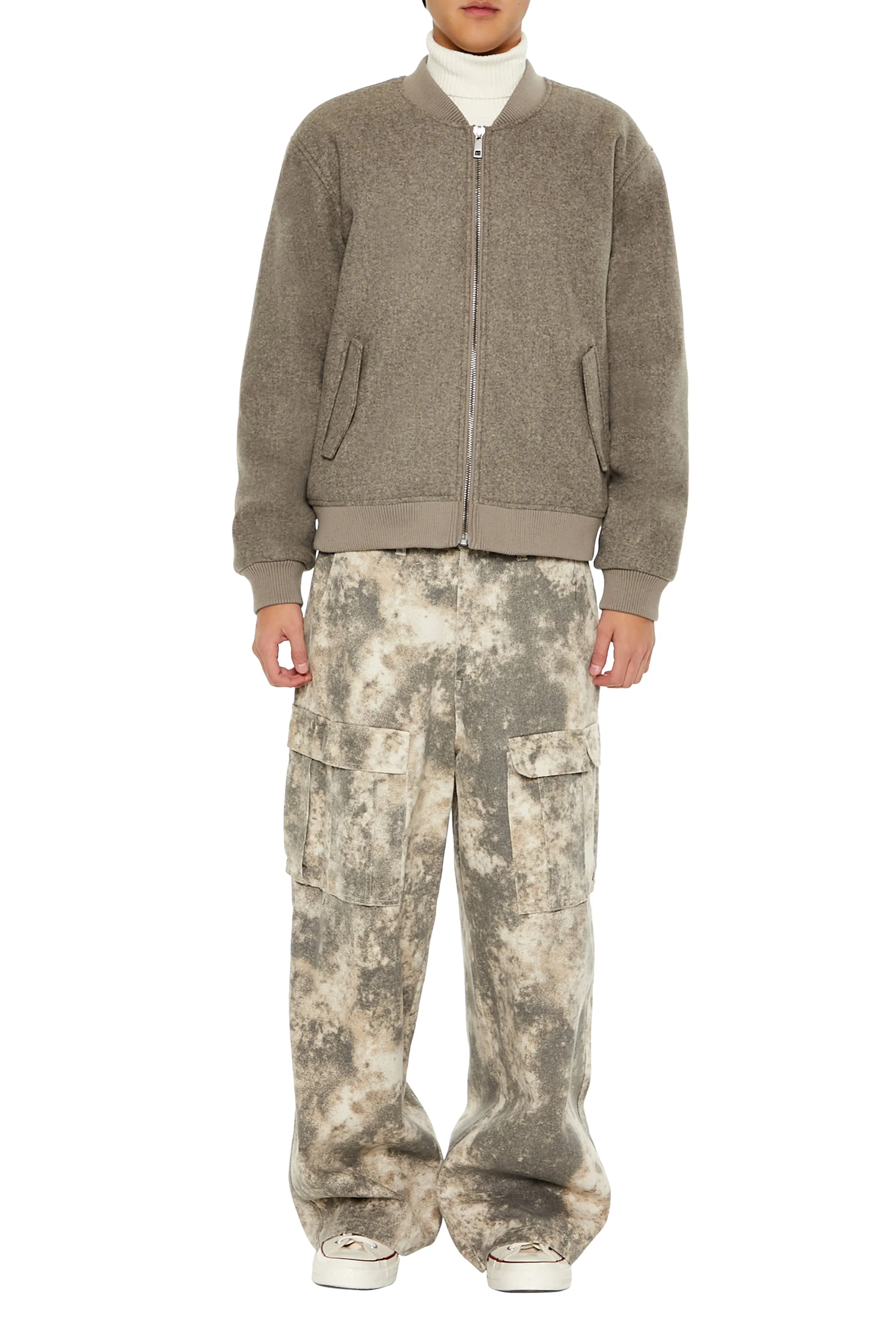 Blouson aviateur doublé de similirason