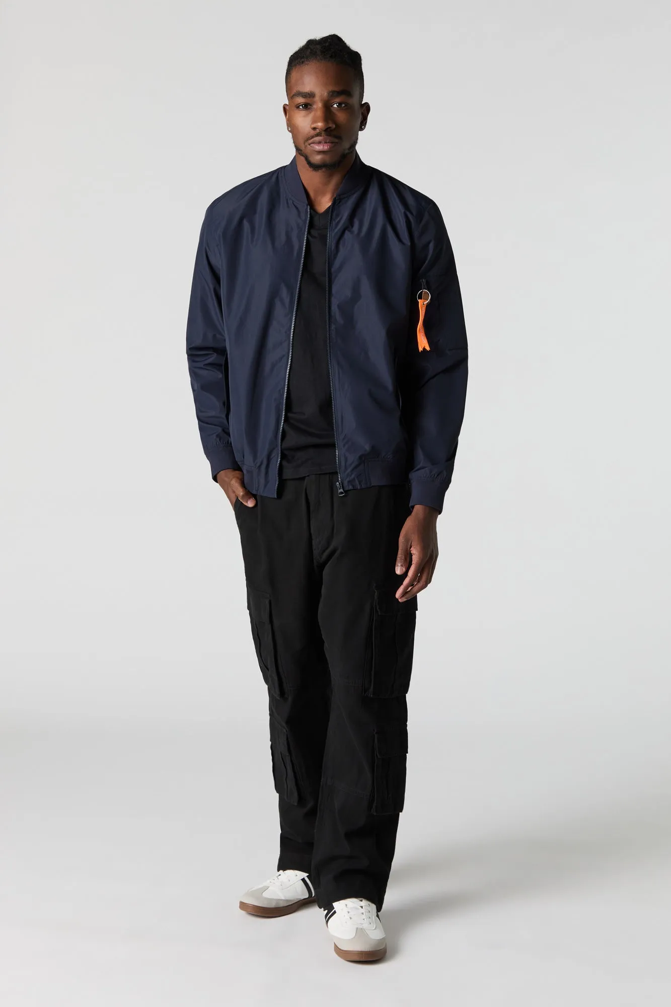 Blouson aviateur en nylon