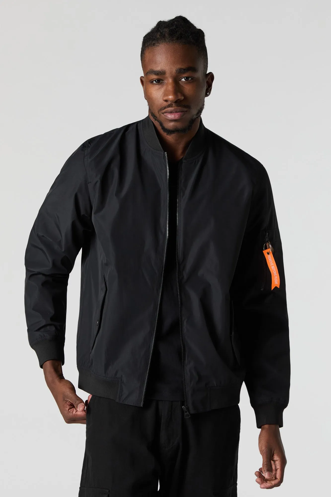 Blouson aviateur en nylon