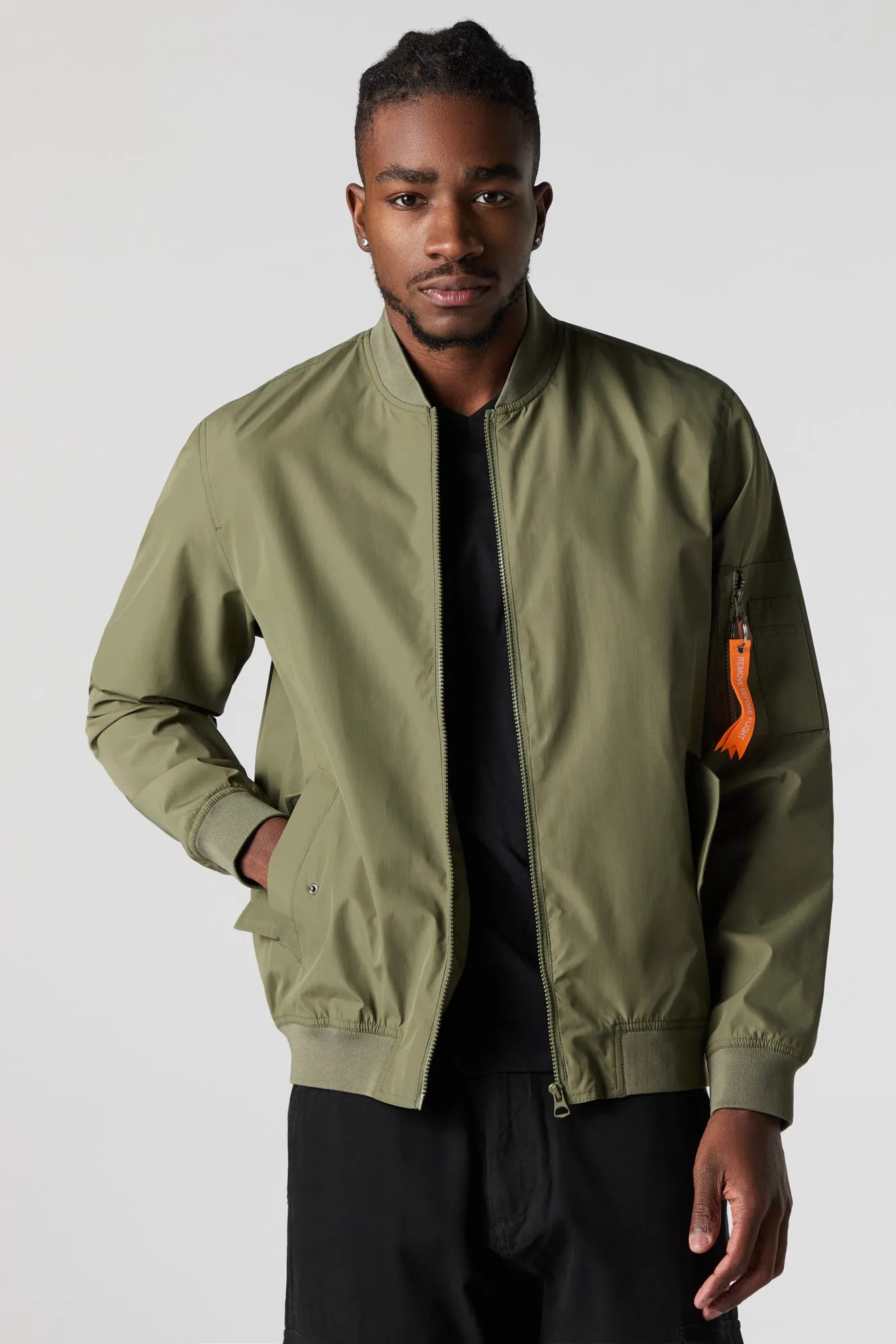 Blouson aviateur en nylon