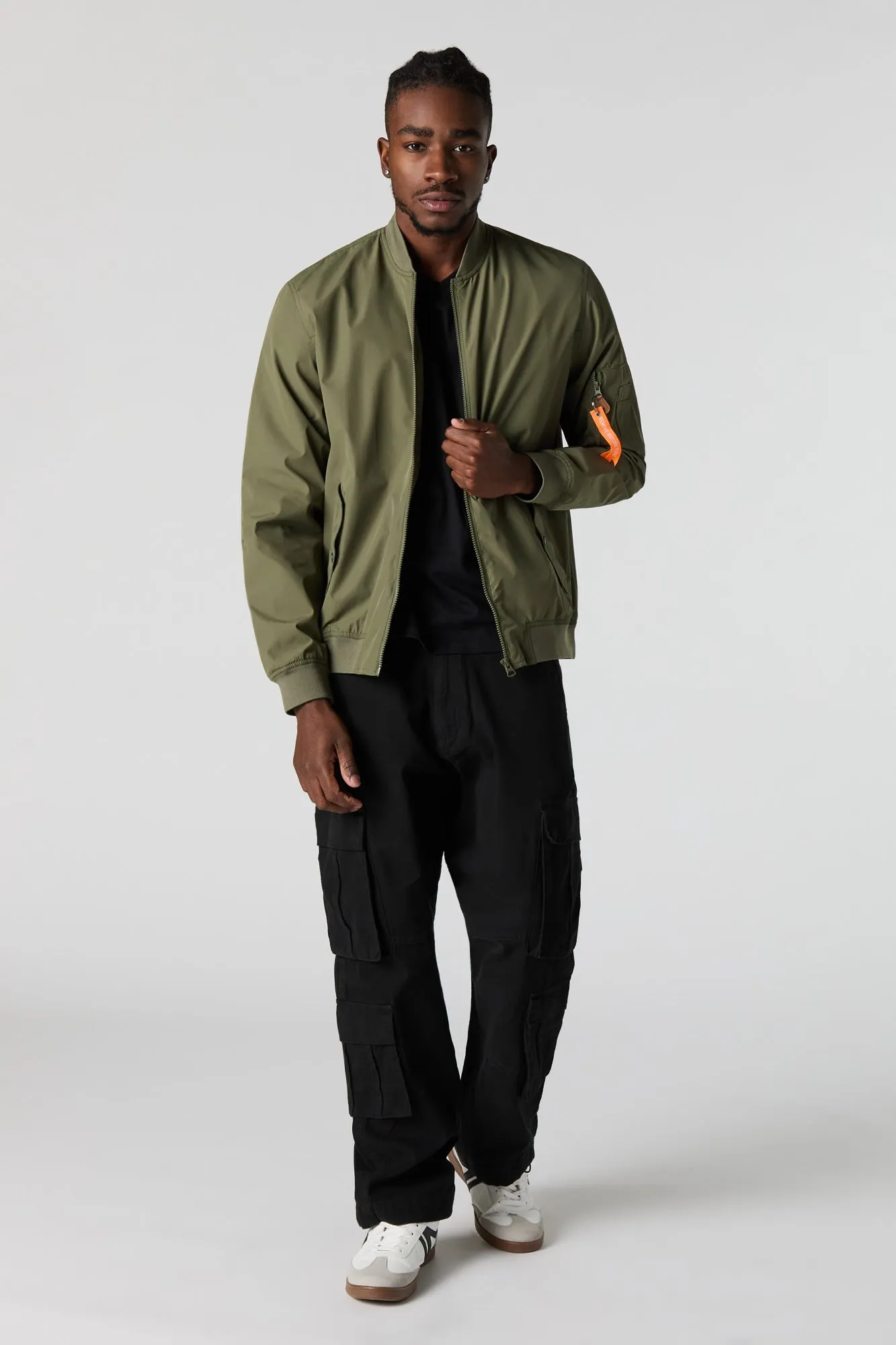 Blouson aviateur en nylon