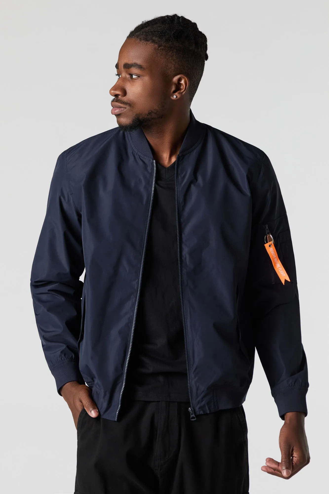 Blouson aviateur en nylon