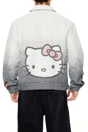 Blouson à imprimé Hello Kitty gradué avec fermeture à glissière