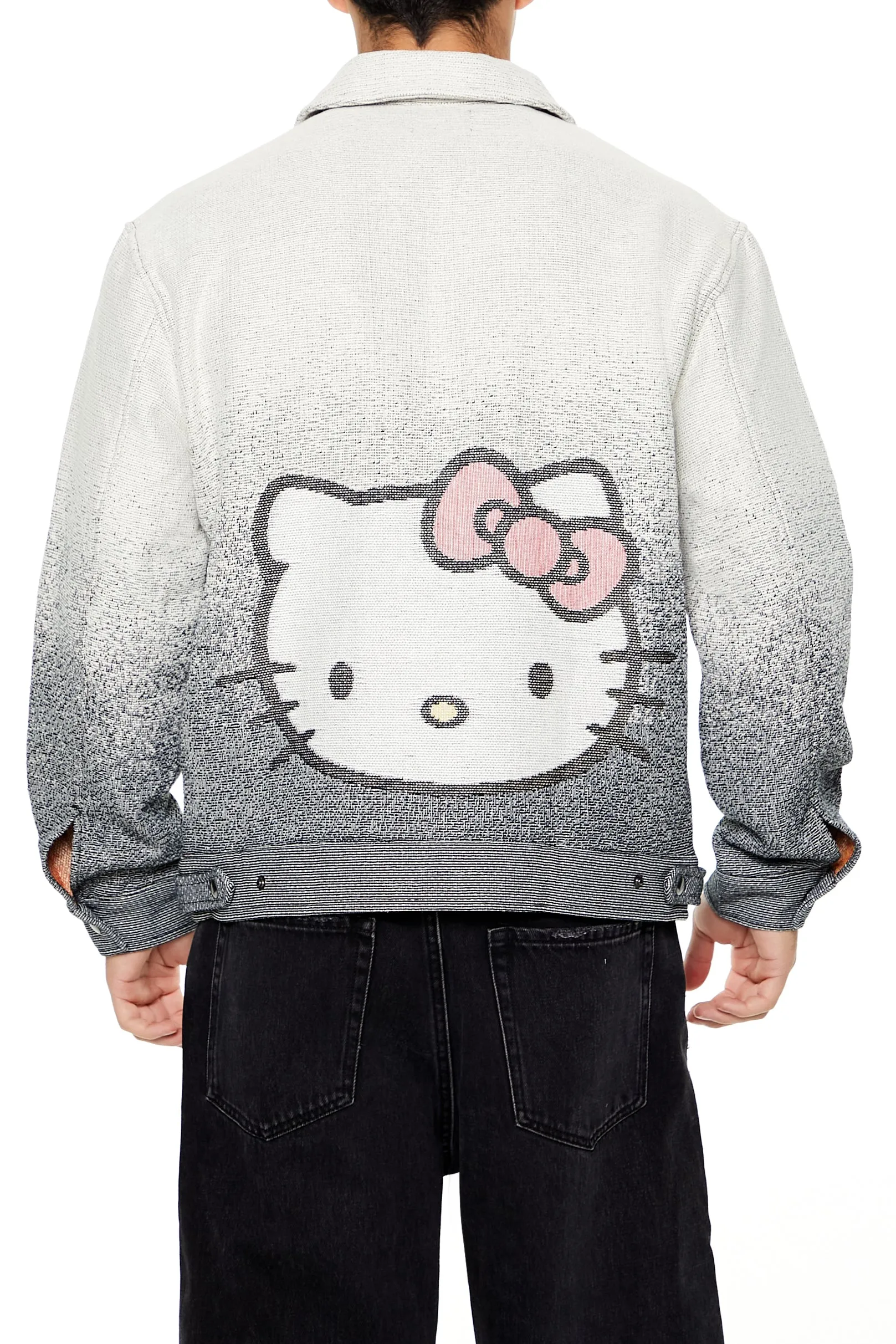 Blouson à imprimé Hello Kitty gradué avec fermeture à glissière