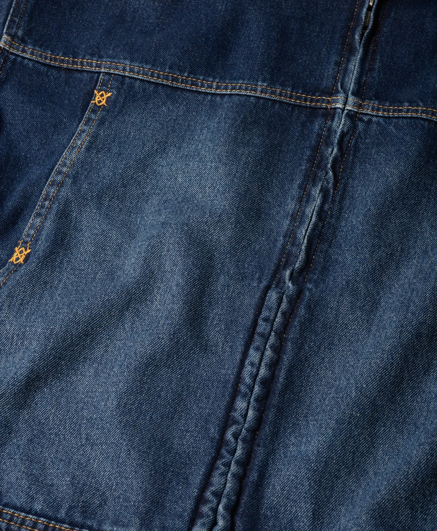 Blue Indigo Washed Denim Jacket