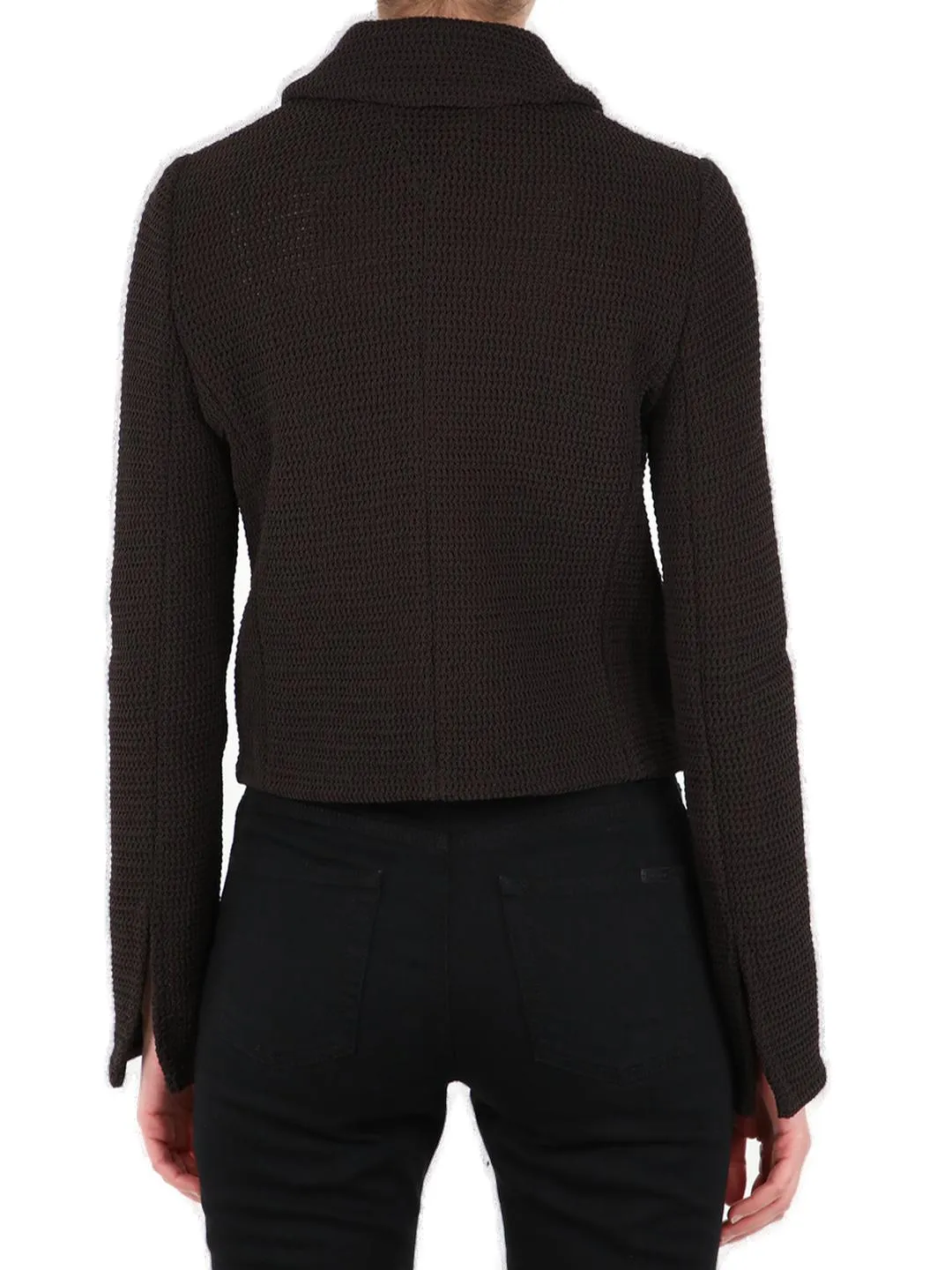 Bottega Veneta Crocheted Buttoned Jacket