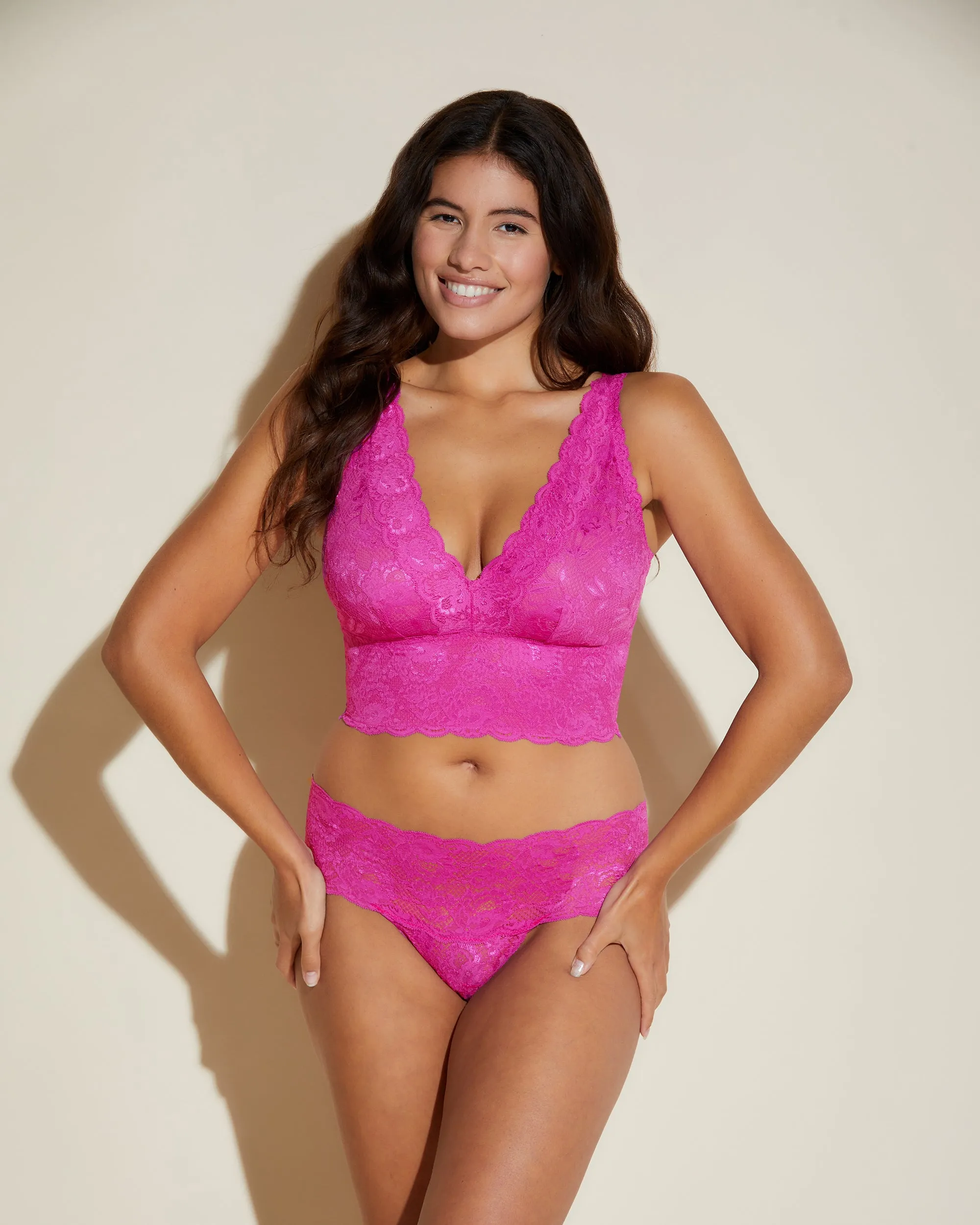 Bralette Curvy Plungie Longline