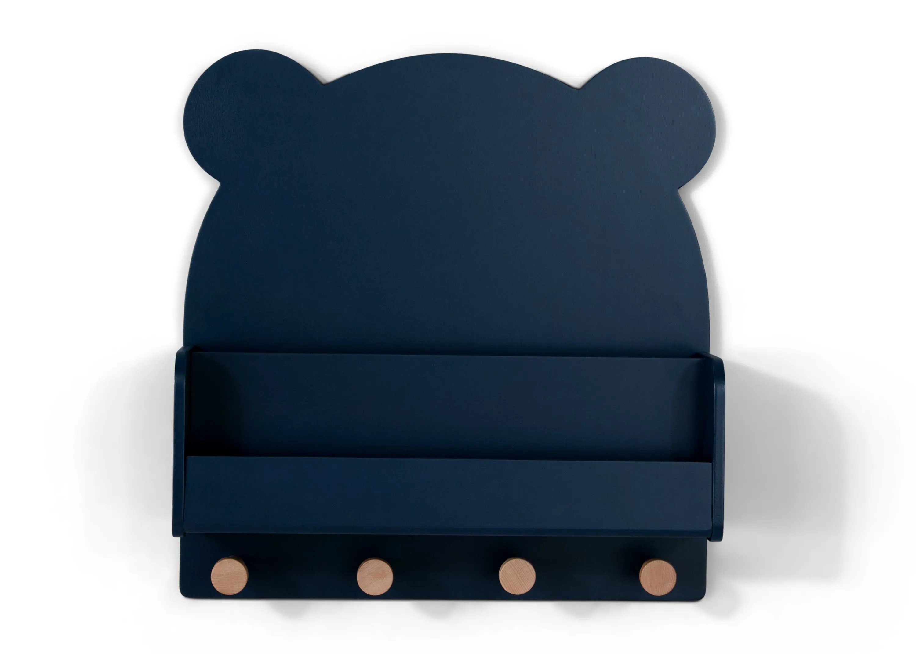 Brannan Bear Wall Shelf with 4 Hooks