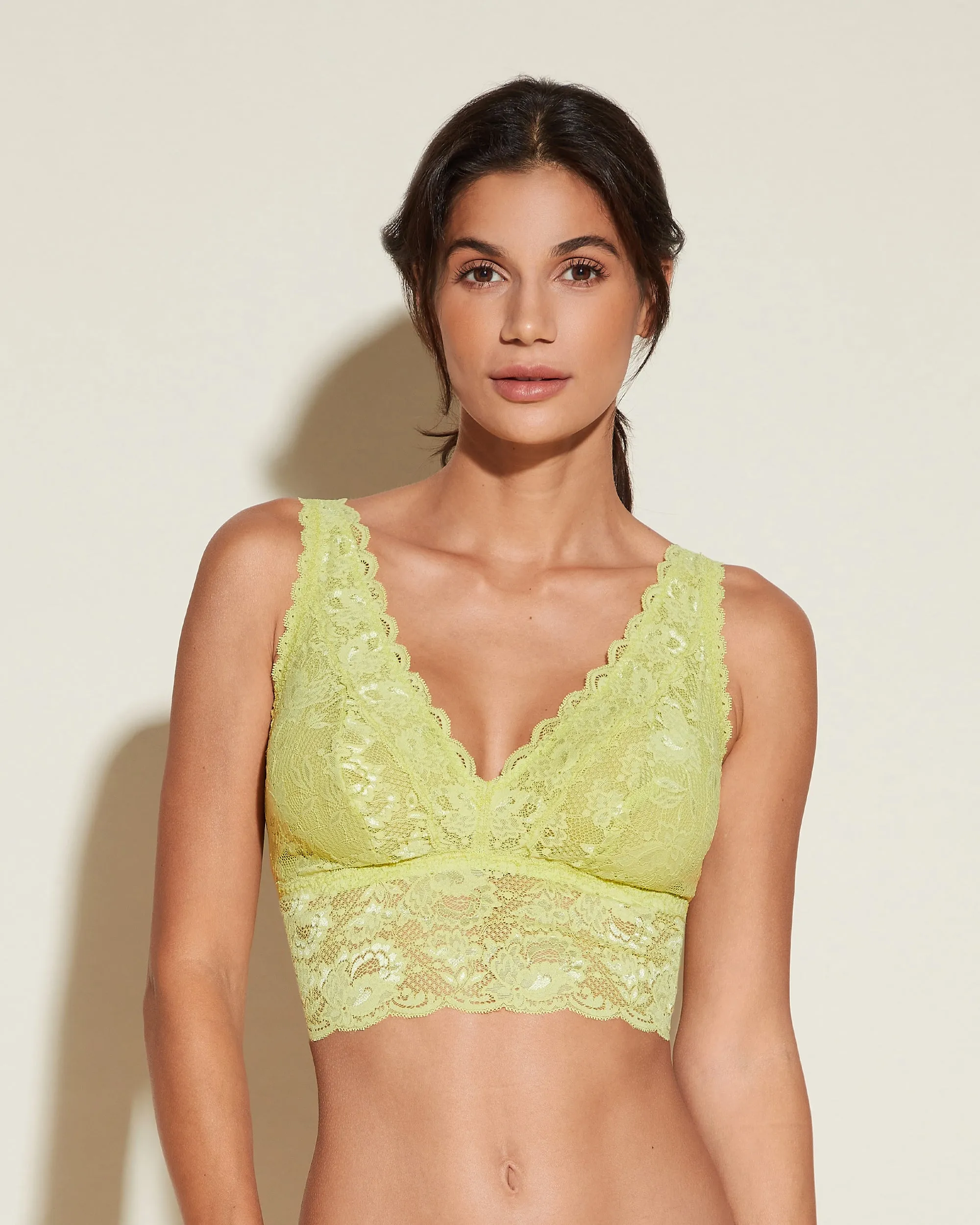 Brassière Décolleté Plongeant Longline