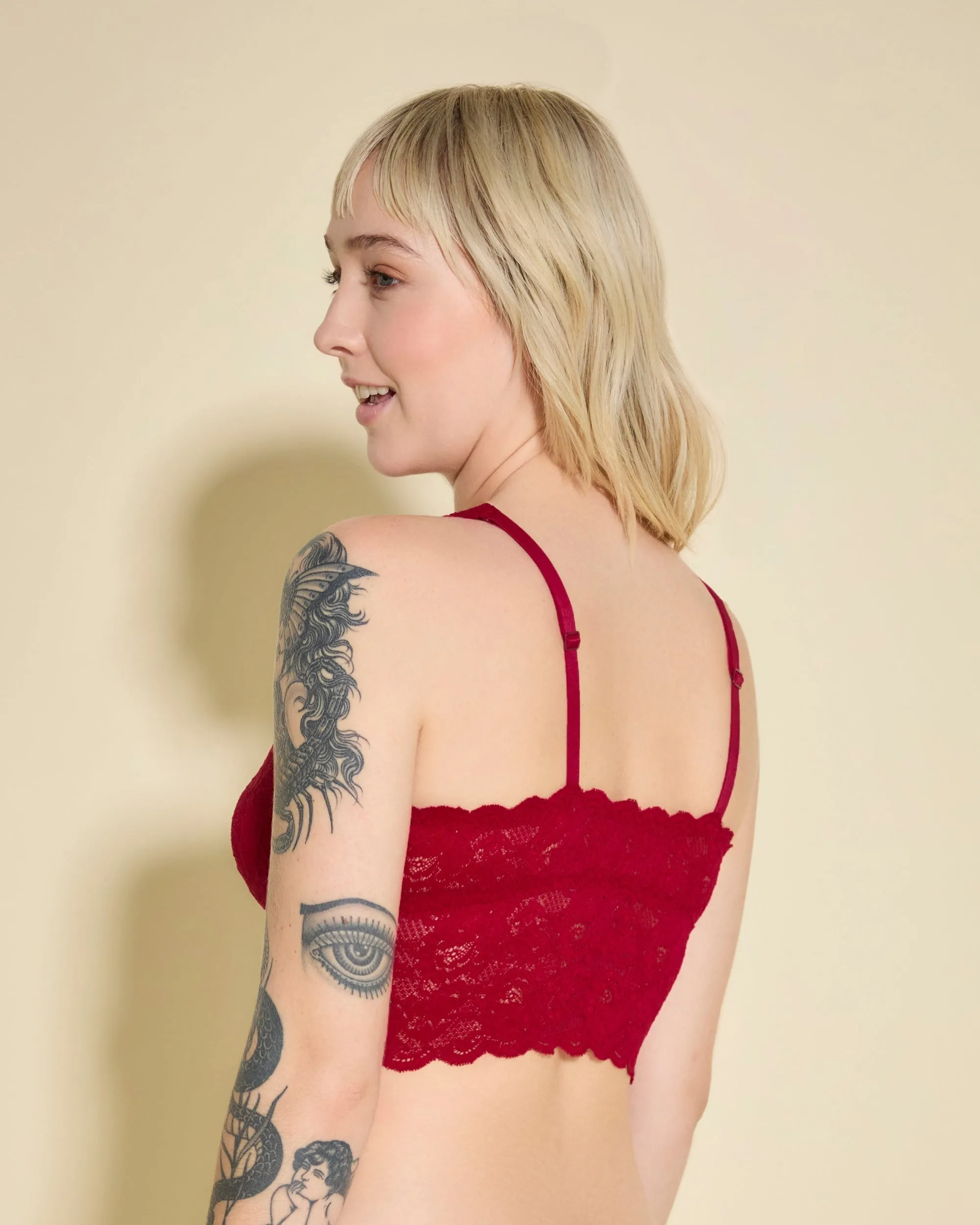 Brassière Décolleté Plongeant Longline