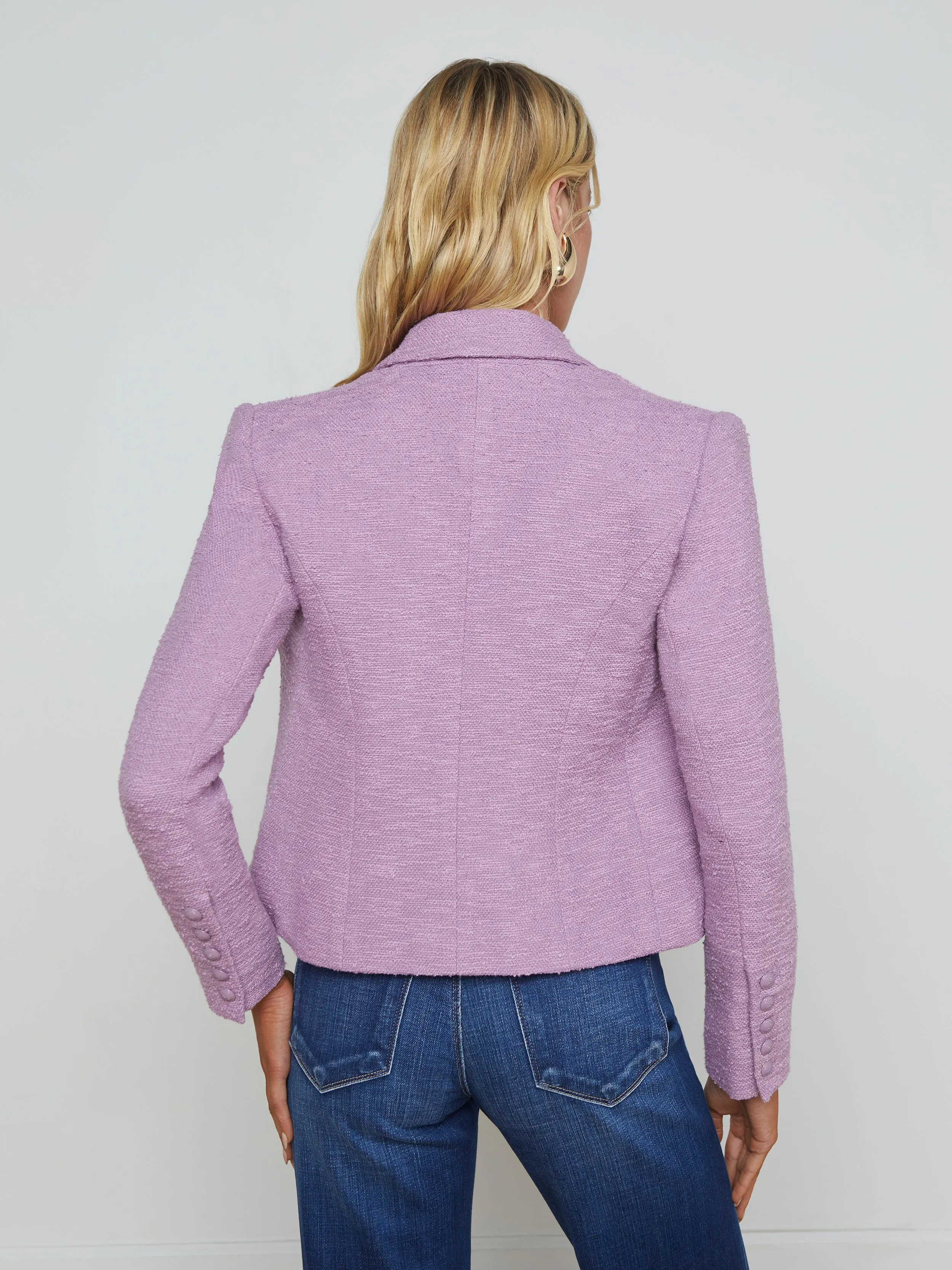 Brooke Open-Front Blazer