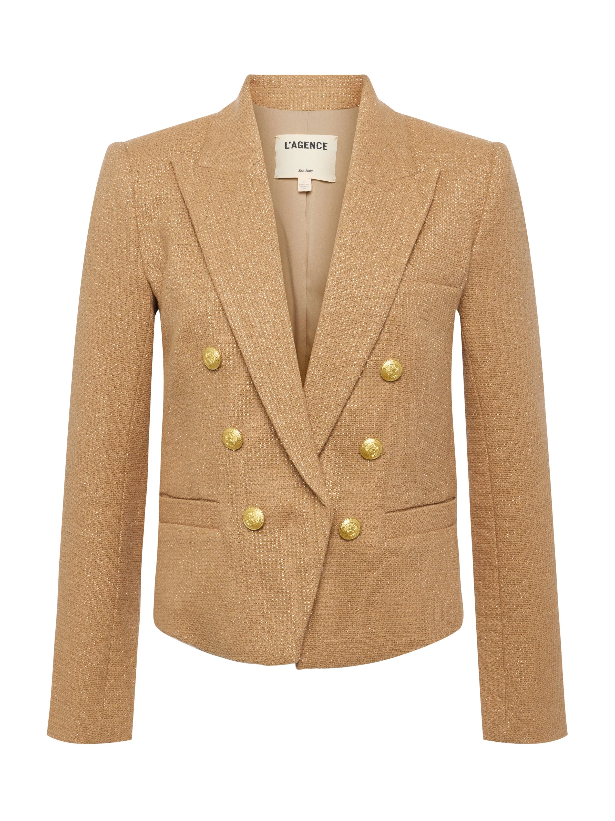 Brooke Open-Front Blazer
