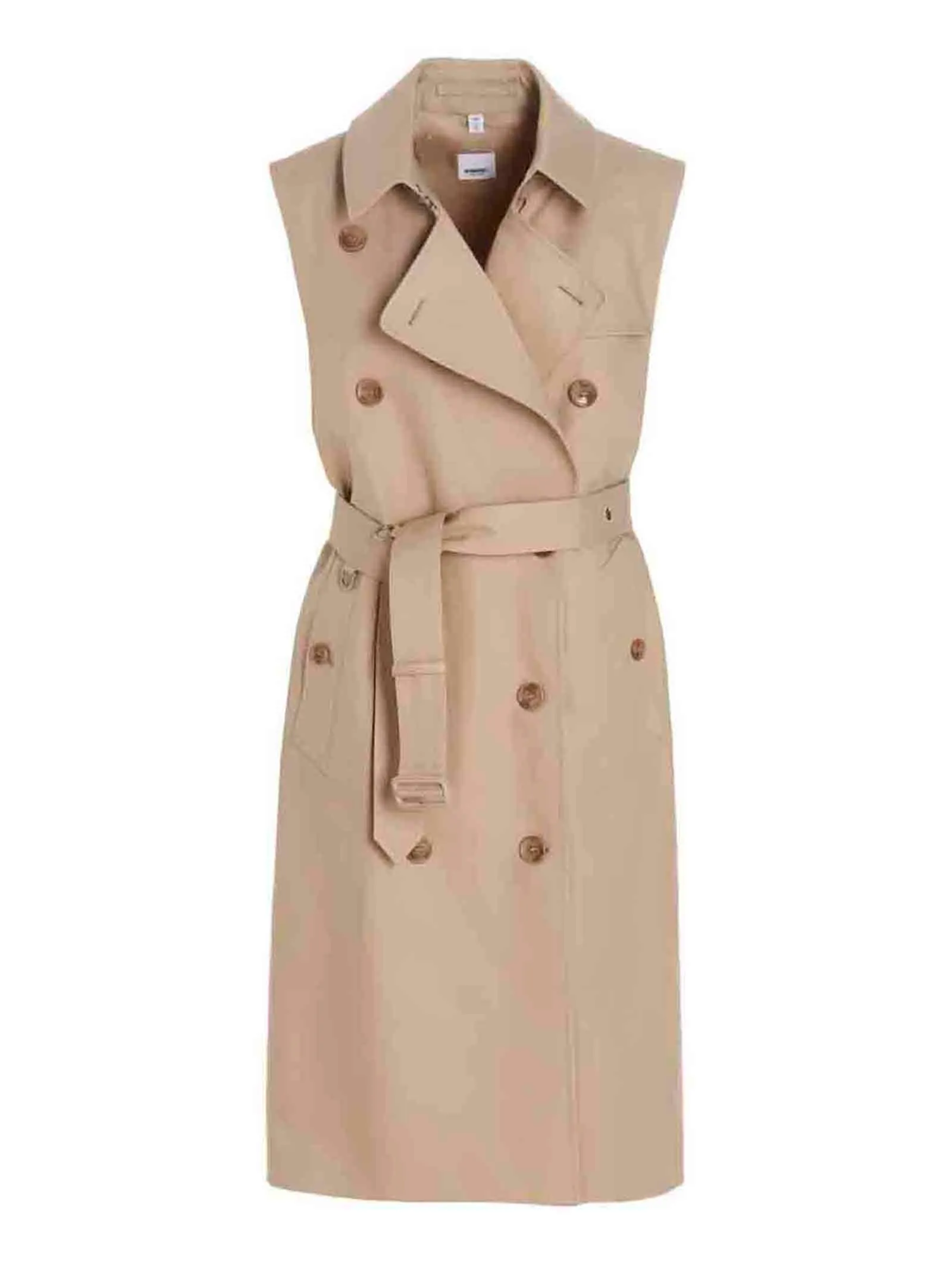 Burberry Belted Double-Breasted Gilet
