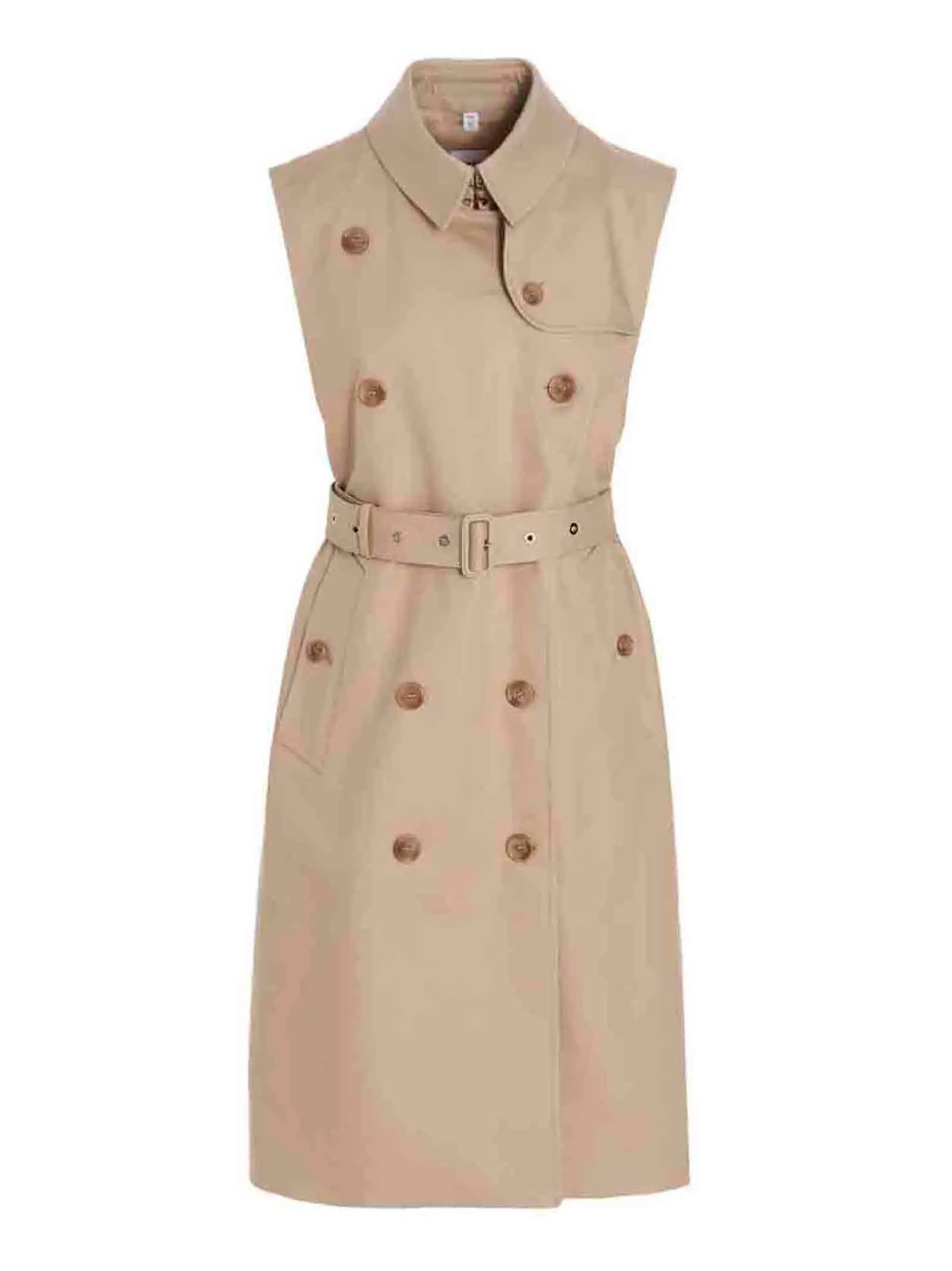 Burberry Belted Double-Breasted Gilet