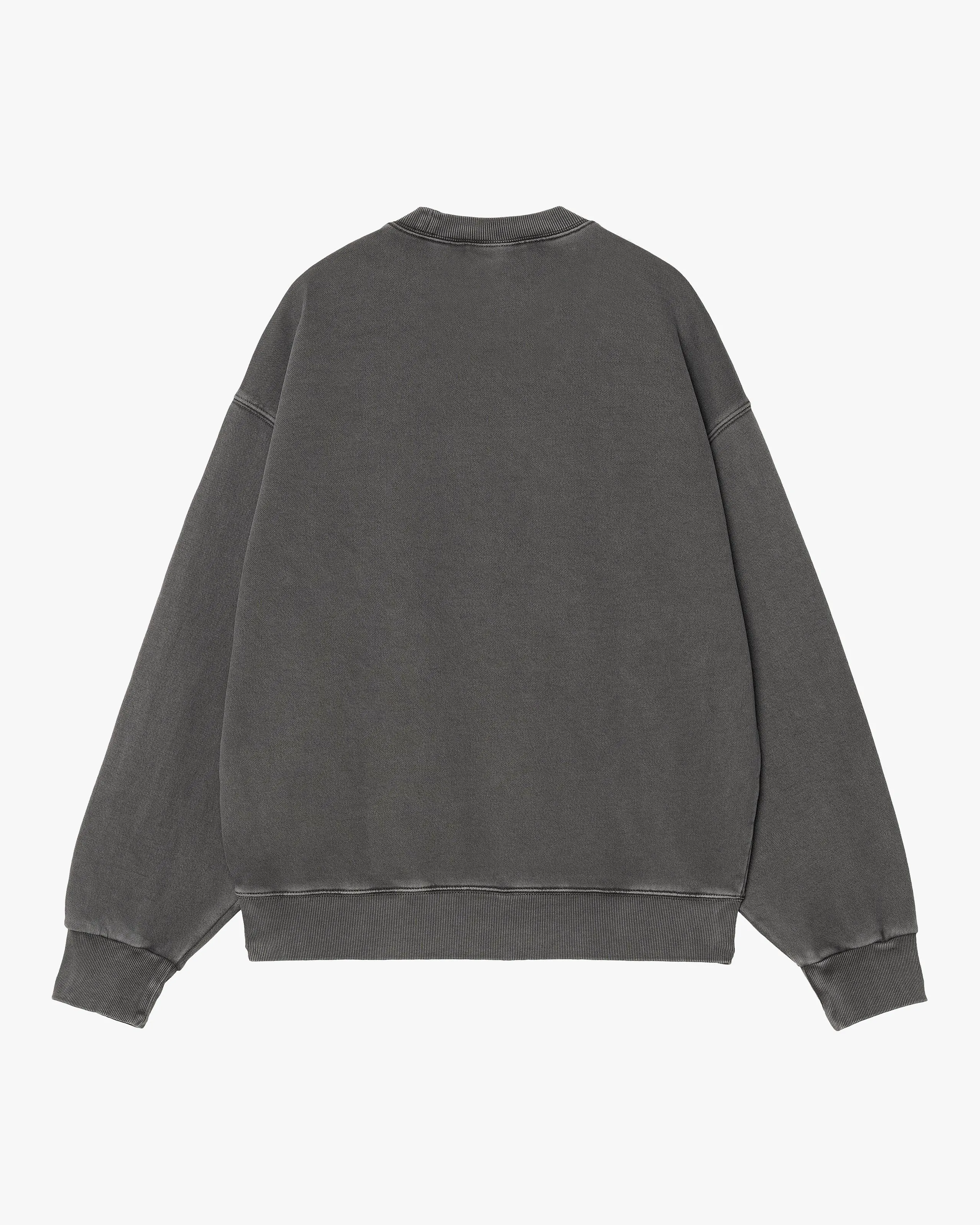 Carhartt WIP Nelson Sweat - Graphite Garment Dyed