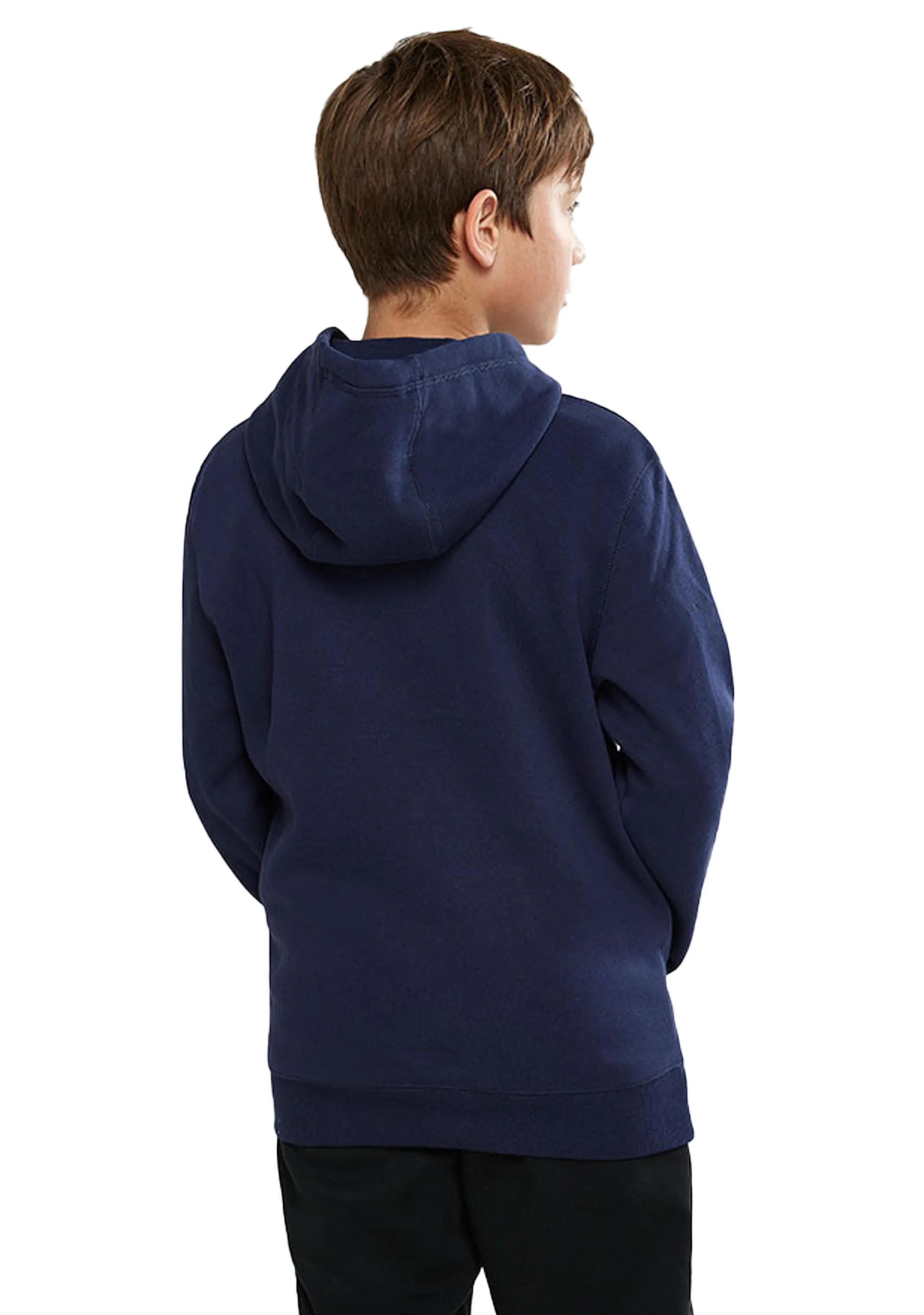 Champion Junior Script Hoodie Navy