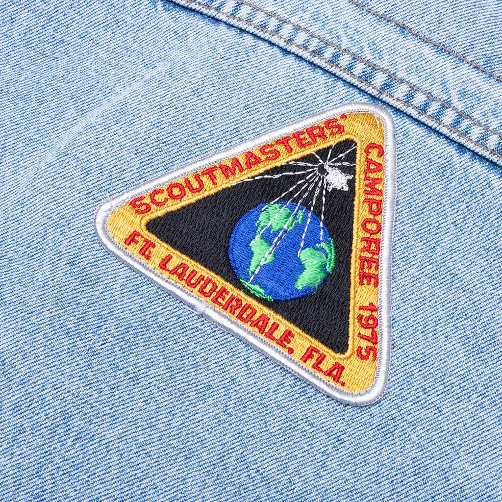 Charlatan Reversible Denim/Baseball Jacket - Indigo