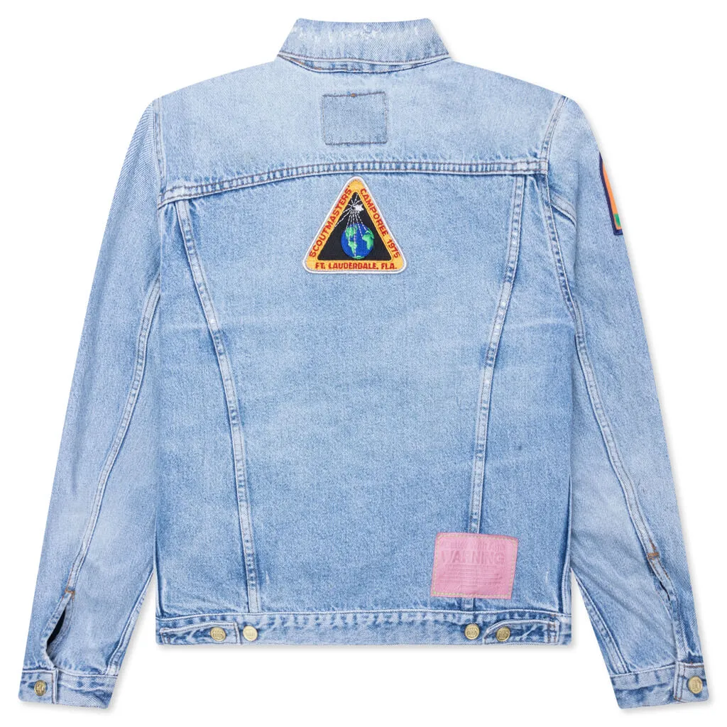 Charlatan Reversible Denim/Baseball Jacket - Indigo