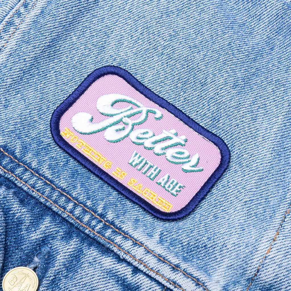 Charlatan Reversible Denim/Baseball Jacket - Indigo