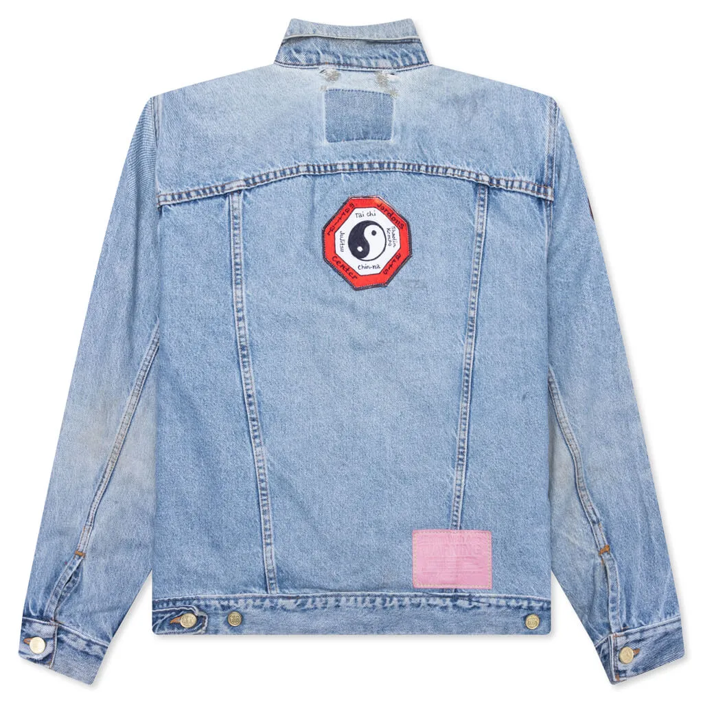 Charlatan Reversible Denim/Baseball Jacket - Indigo
