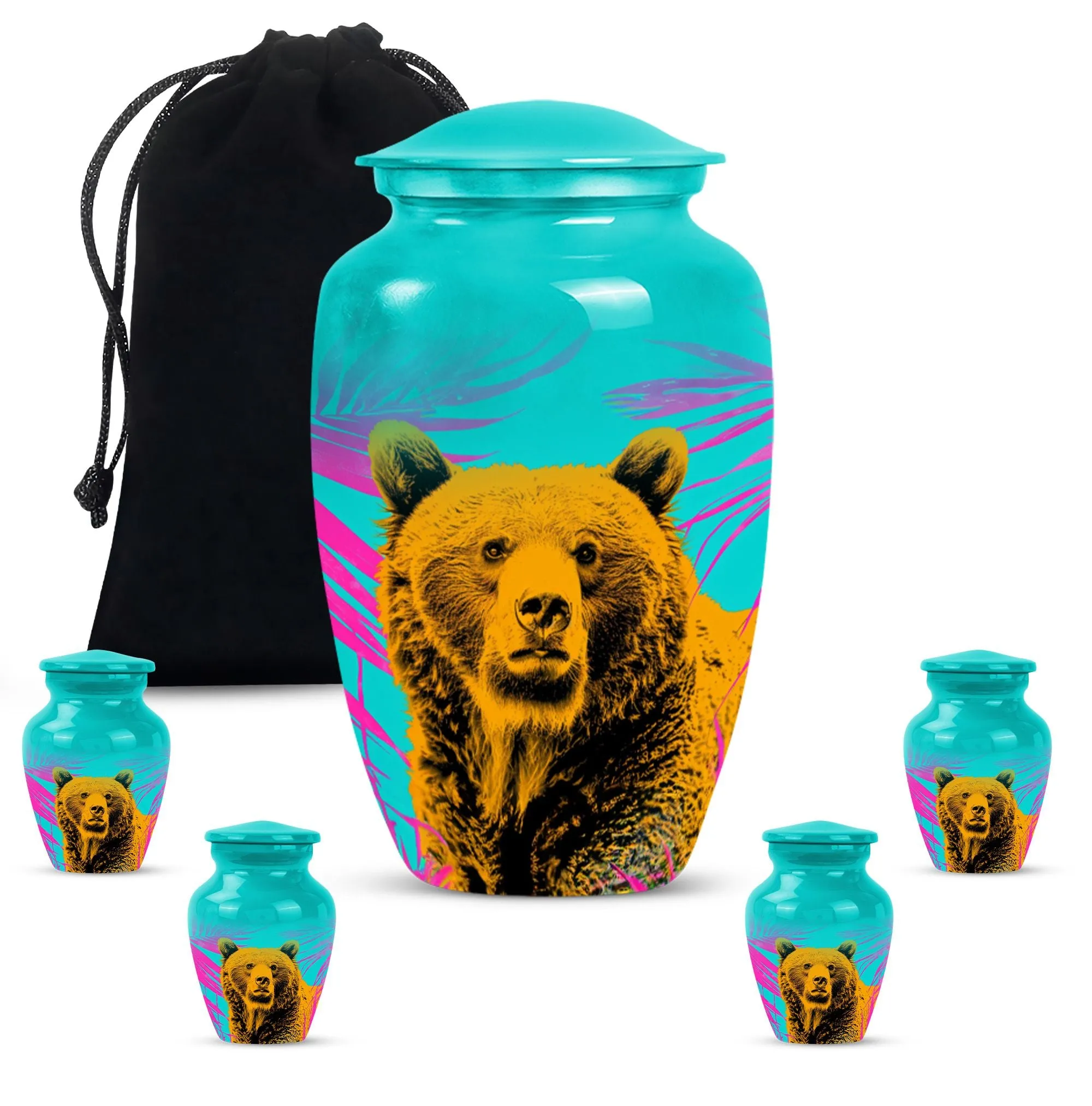 Cherished Remains: Unique Bear Urn for Tender Memories -