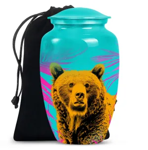 Cherished Remains: Unique Bear Urn for Tender Memories -