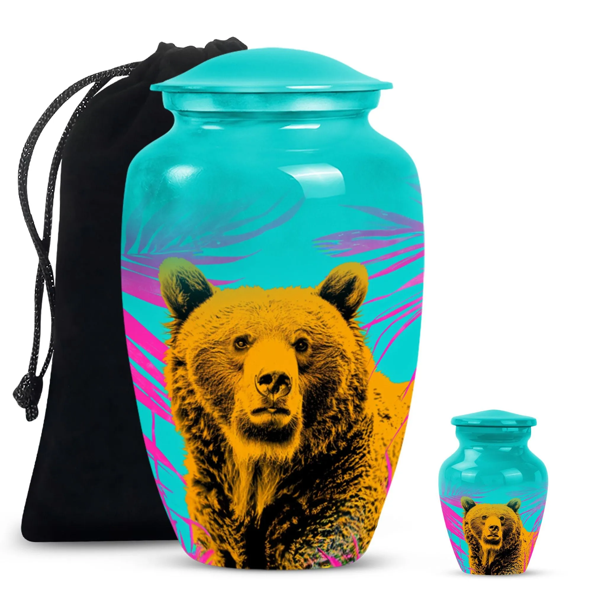 Cherished Remains: Unique Bear Urn for Tender Memories -