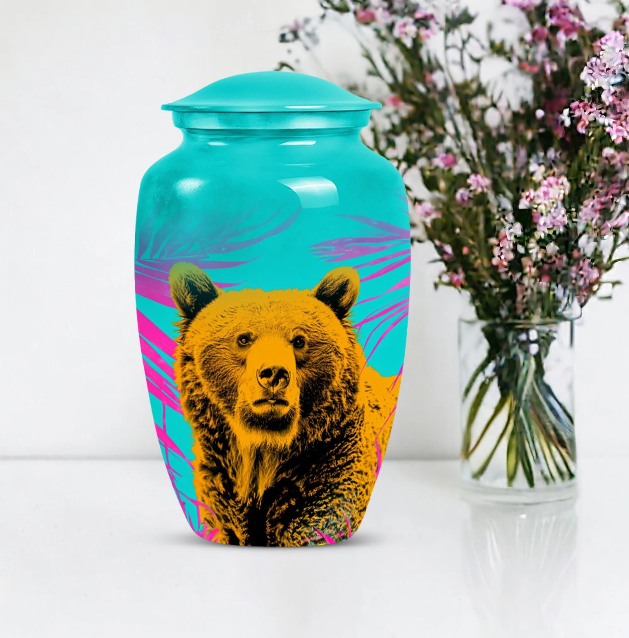 Cherished Remains: Unique Bear Urn for Tender Memories -