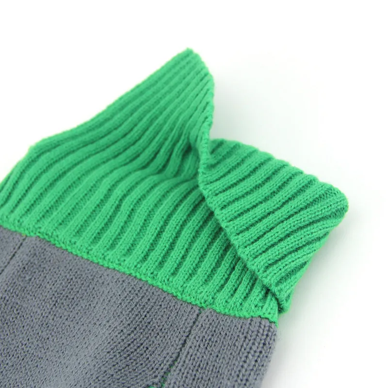 Christmas pet clothes gray-green snowman elk autumn and winter knitted sweater