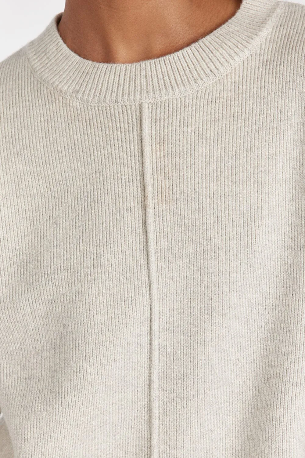 CLEMENCE OAT MARLE KNIT JUMPER
