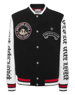 College Bomber Jacket LS Money Mouse