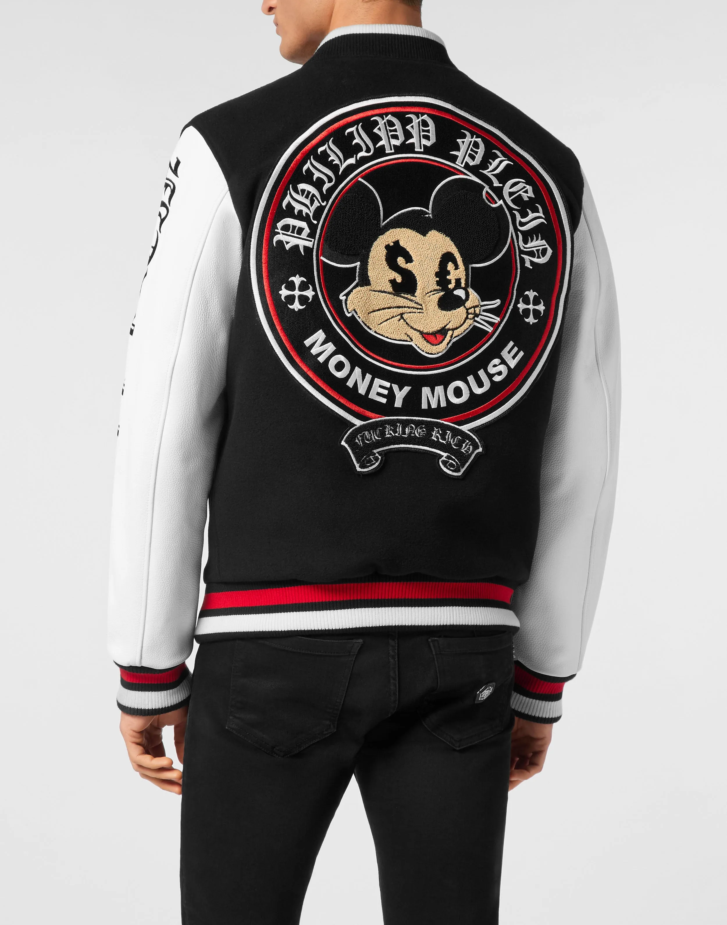 College Bomber Jacket LS Money Mouse