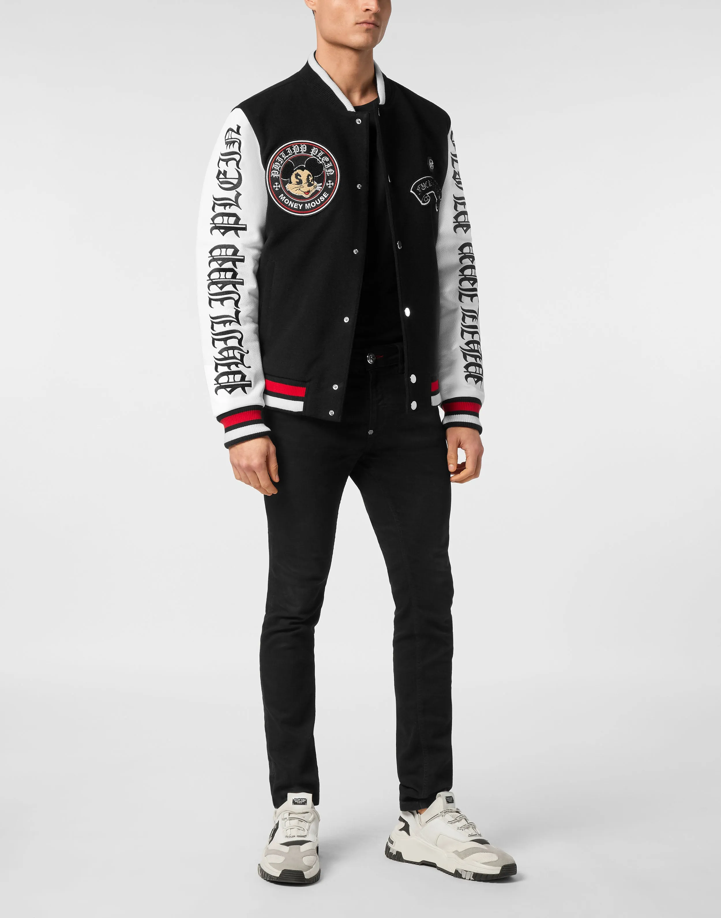 College Bomber Jacket LS Money Mouse
