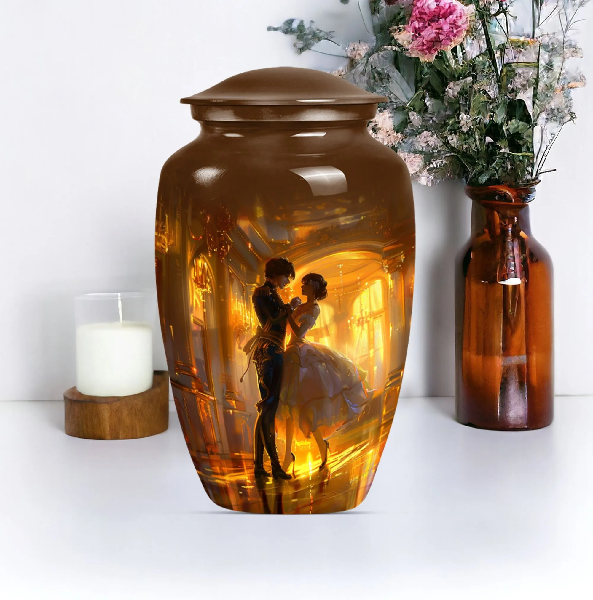 Dancing Peace: Large Burial Cremation Celebrating Eternal Peace